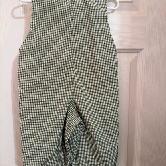New Gingham Smocked Longalls - Picture 8 of 9